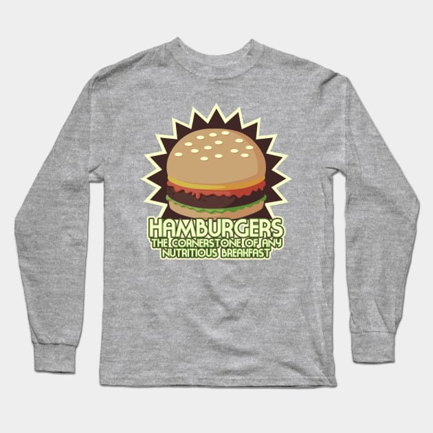 Nutritious Breakfast Long Sleeve T-Shirt by iMAK